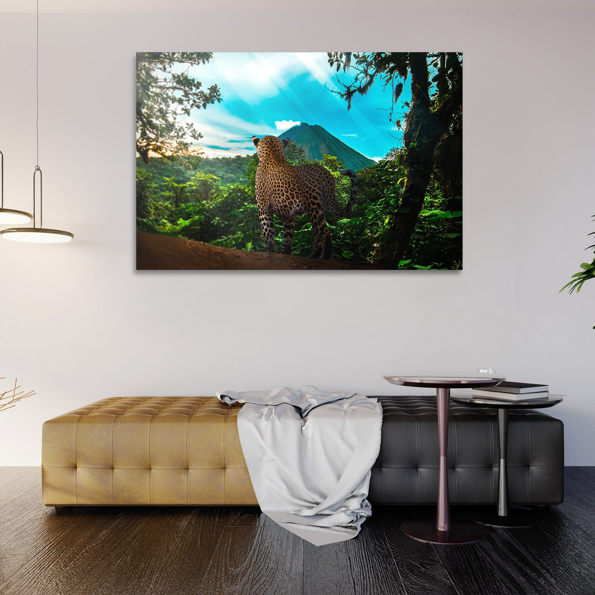 Becoming More Mountain Motivational Wall Art, alternate view by Impaktiv