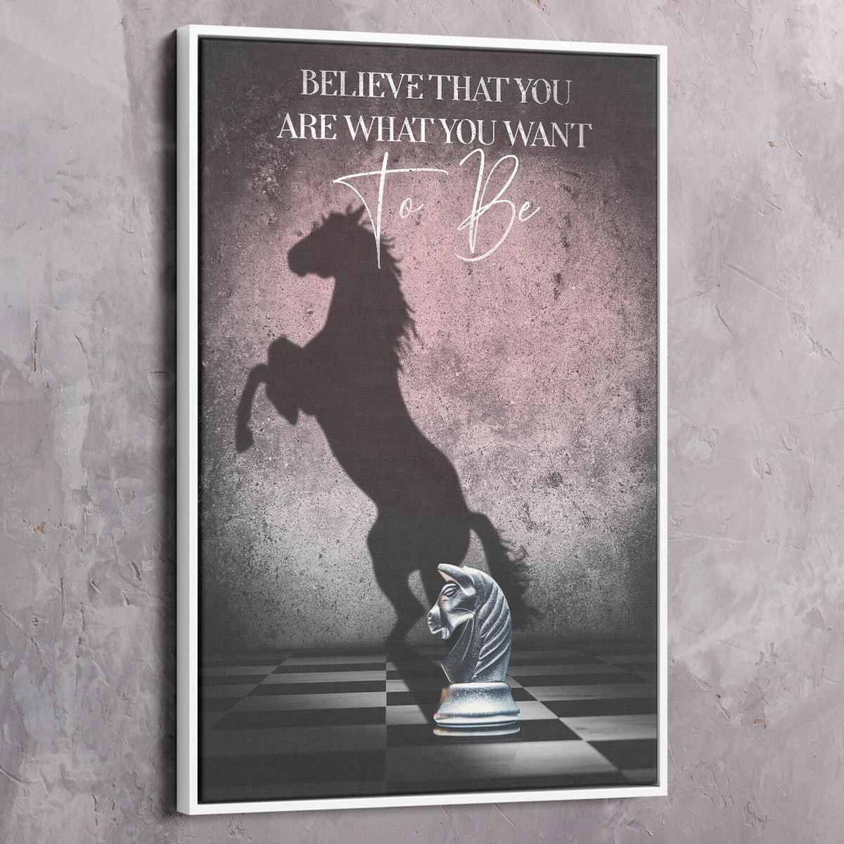 Believe you are - Neville Goddard Spiritual Wall Art, alternate view by Impaktiv