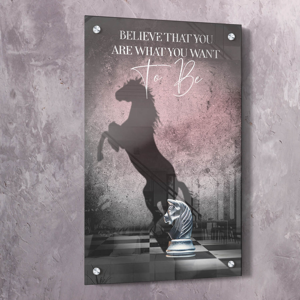 Believe you are - Neville Goddard Spiritual Wall Art, alternate artwork view by Impaktiv