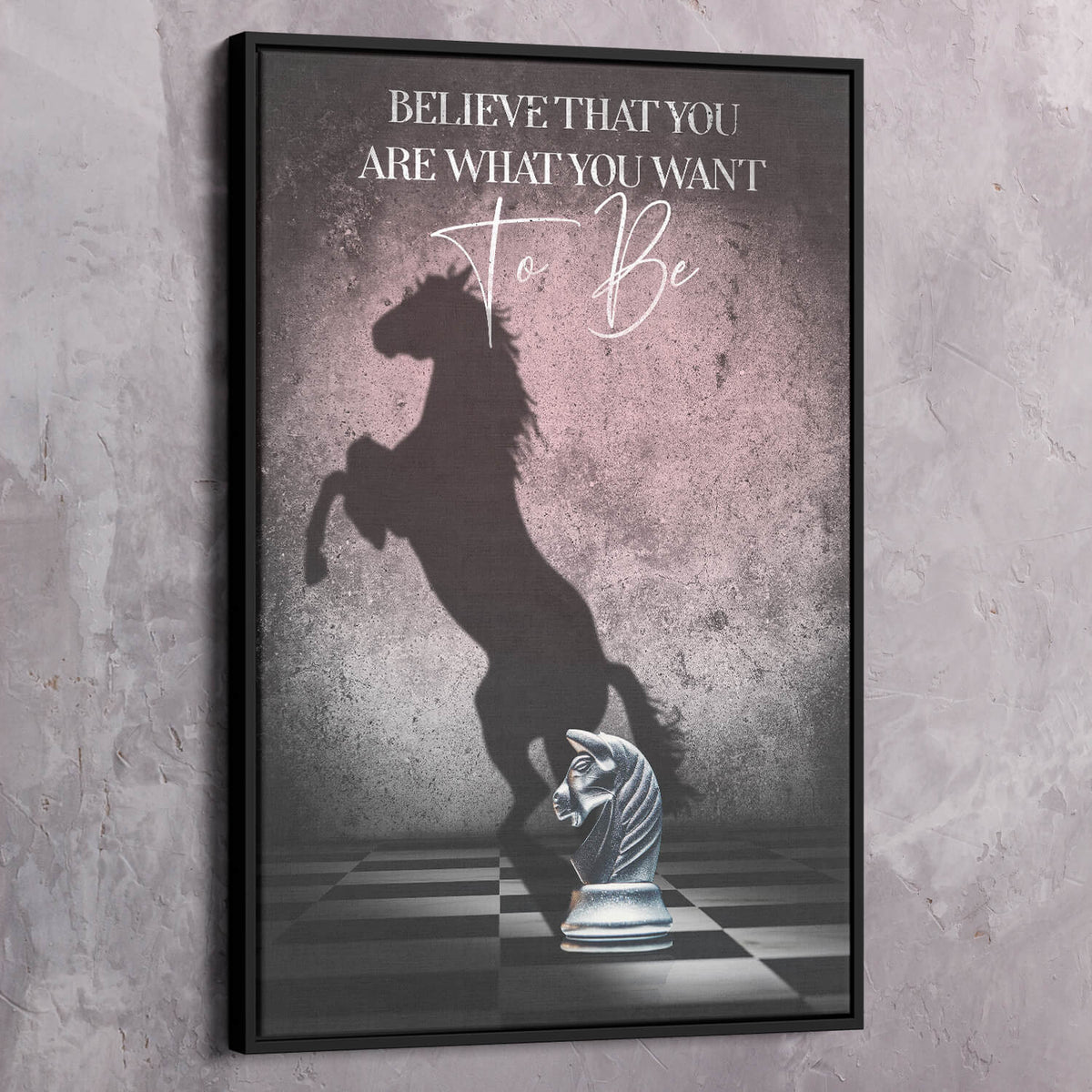 Believe you are - Neville Goddard Spiritual Wall Art, alternate view by Impaktiv