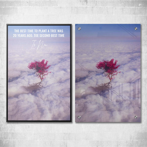 Best Time To Plant a Tree Motivational Wall Art, motivational wall art by Impaktiv