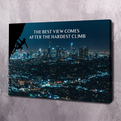 Best View Motivational Wall Art, personal growth wall art by Impaktiv