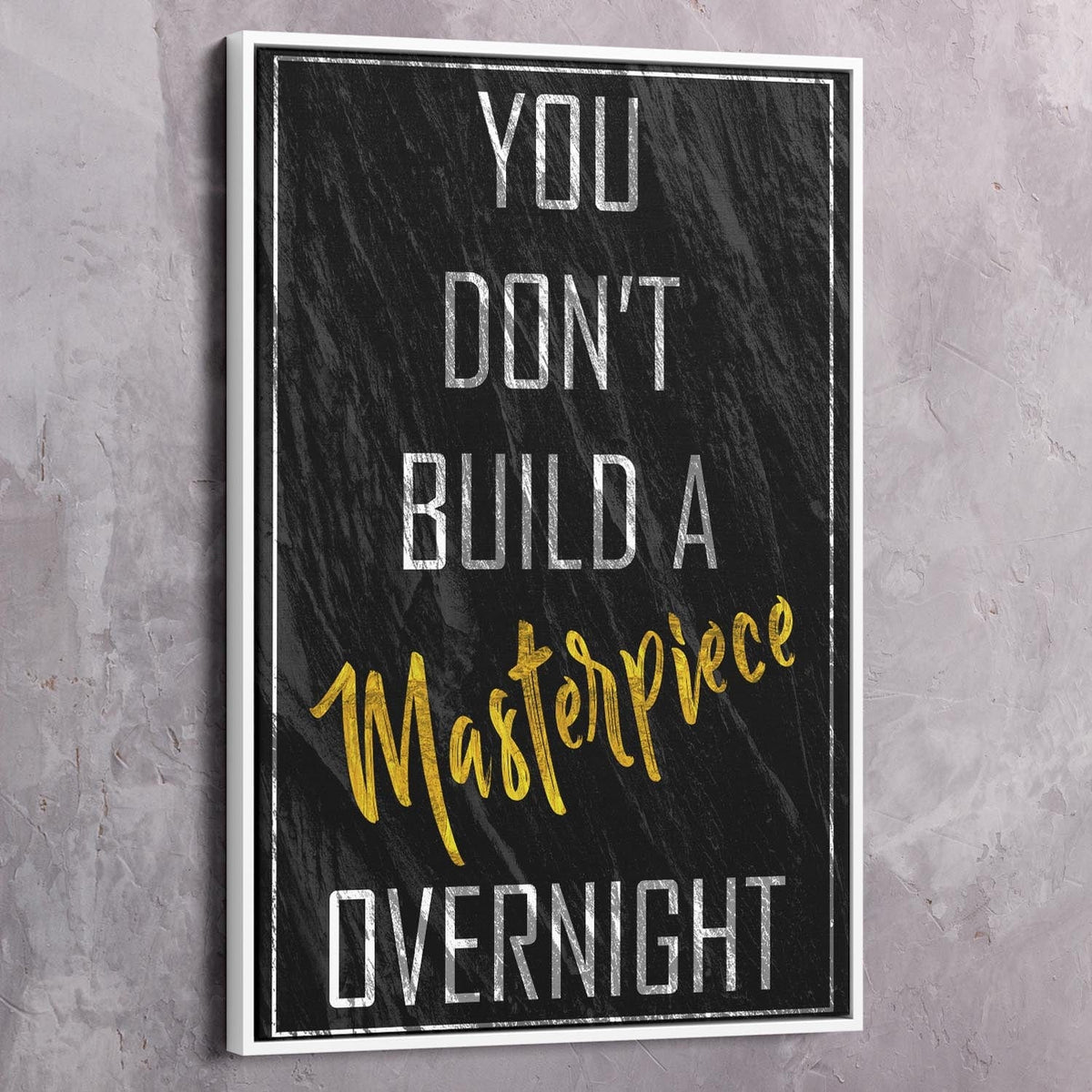 Build a Masterpiece Motivational Wall Art, alternate view by Impaktiv