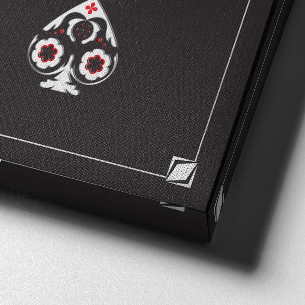 Cards Dealt Motivational Wall Art, alternate view by Impaktiv