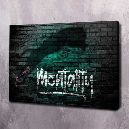 Cat Tiger Shadow - Mentality Wall Art | Inspirational Wall Art Motivational Wall Art Quotes Office Art | Impaktiv Exclusive Canvas Art Landscape