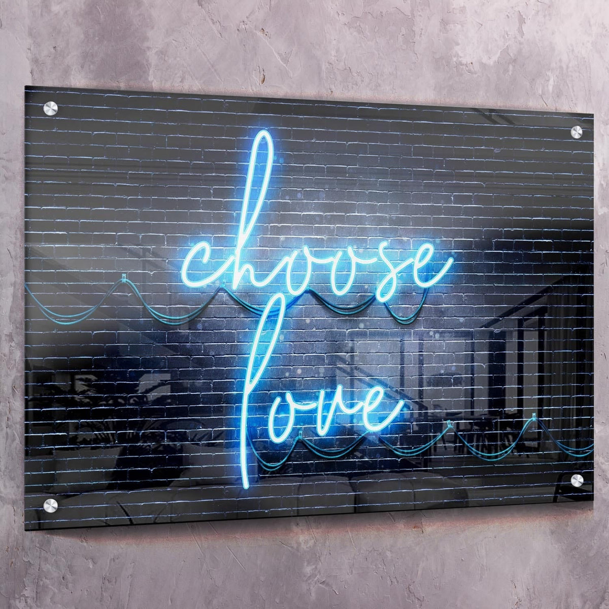 Choose Love Meaningful Wall Art, alternate view by Impaktiv