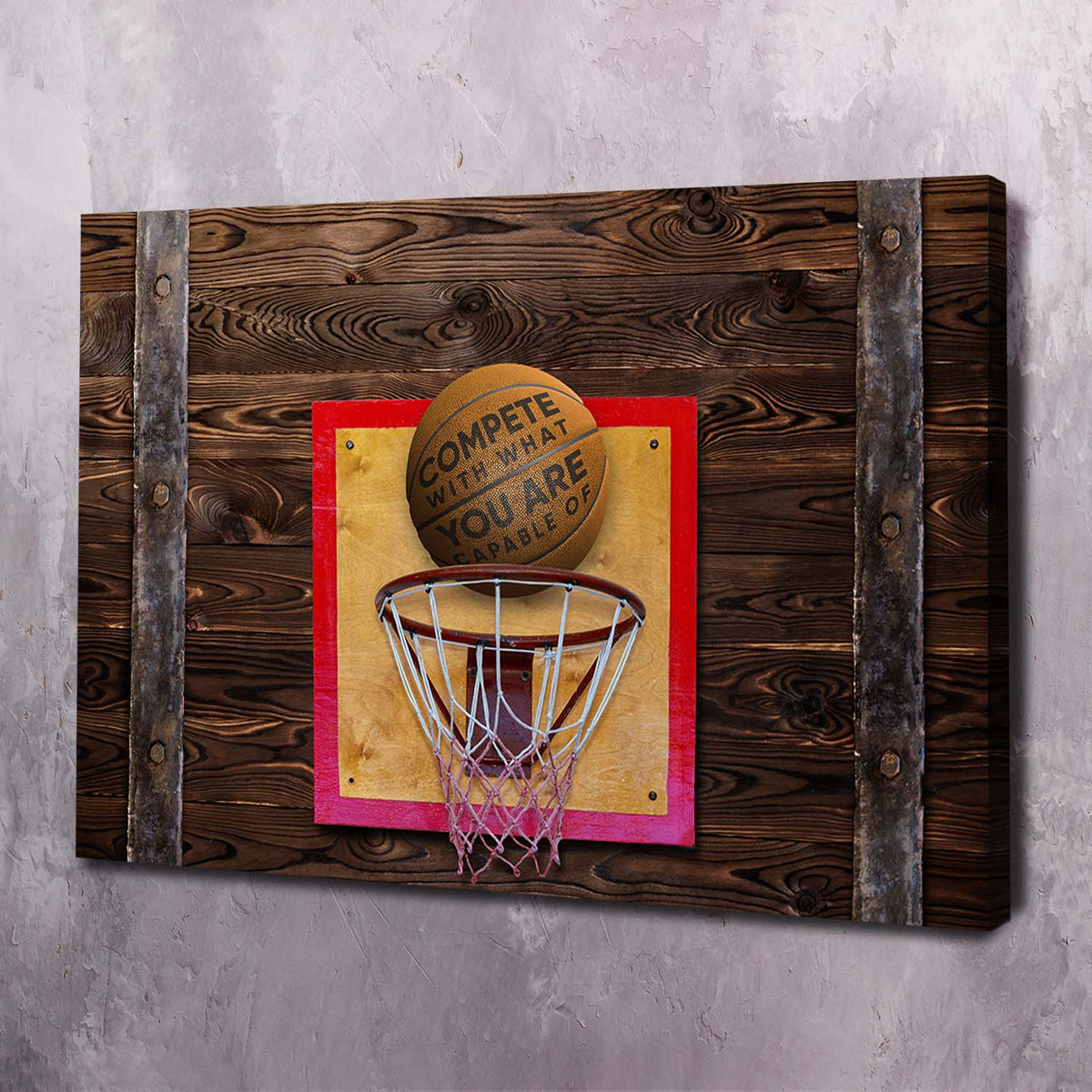 Compete with What You are Capable of - Michael Jordan Inspired Wall Art, Michael Jordan wall art by Impaktiv