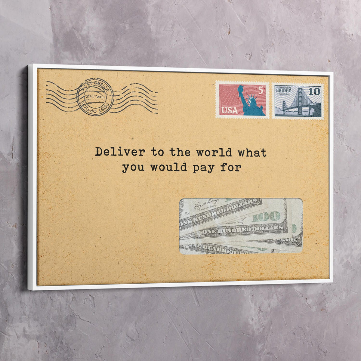 Deliver to the World Purpose Wall Art, alternate view by Impaktiv