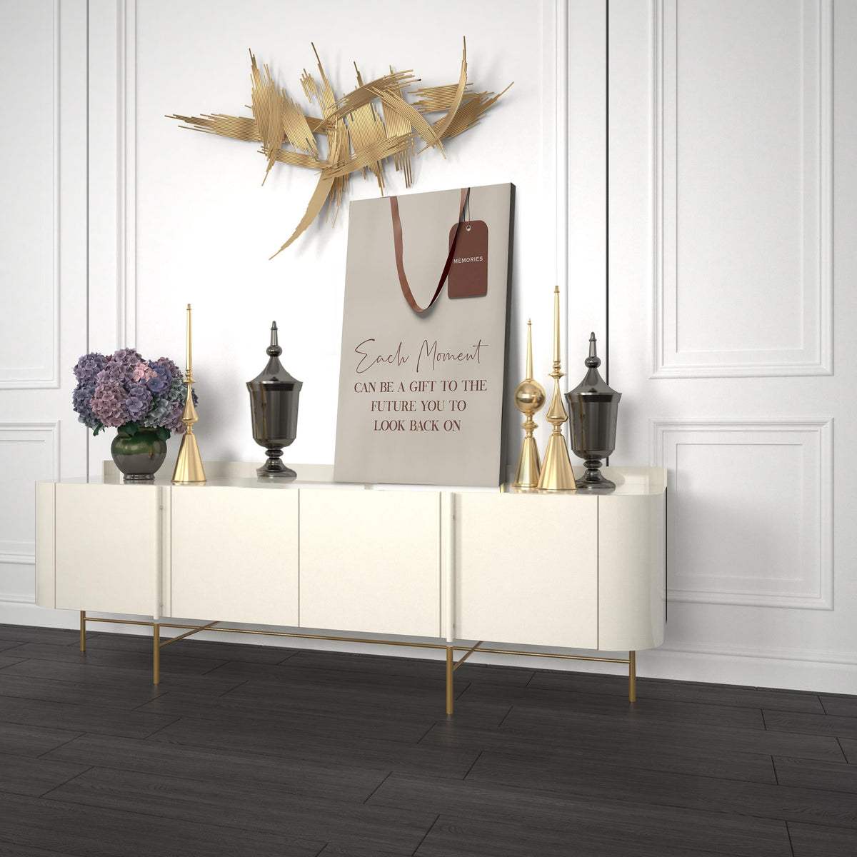 Each Moment Gift Motivational Wall Art, alternate view by Impaktiv