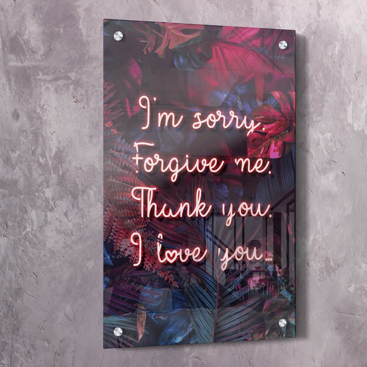 Ho'oponopono Prayer & Forgiveness Wall Art, alternate view by Impaktiv