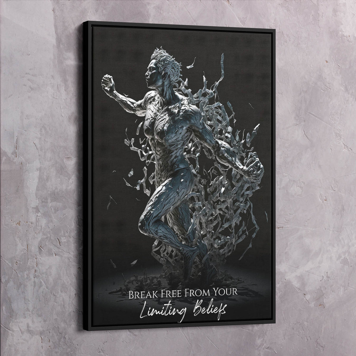 Break Free Limiting Beliefs Freedom Wall Art, alternate view by Impaktiv
