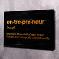 Entrepreneur Unemployable Wall Art, entrepreneur motivational wall art by Impaktiv