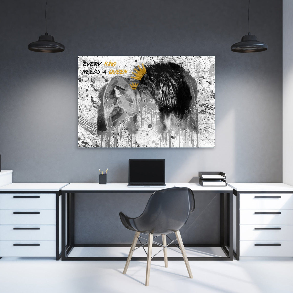 Every King Needs A Queen Meaningful Wall Art, alternate view by Impaktiv