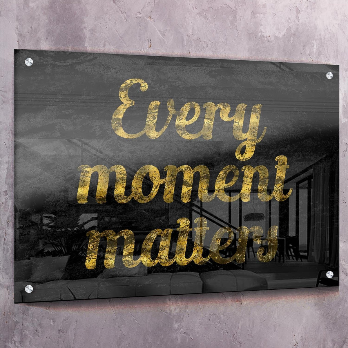 Every Moment Motivational Wall Art, alternate view by Impaktiv