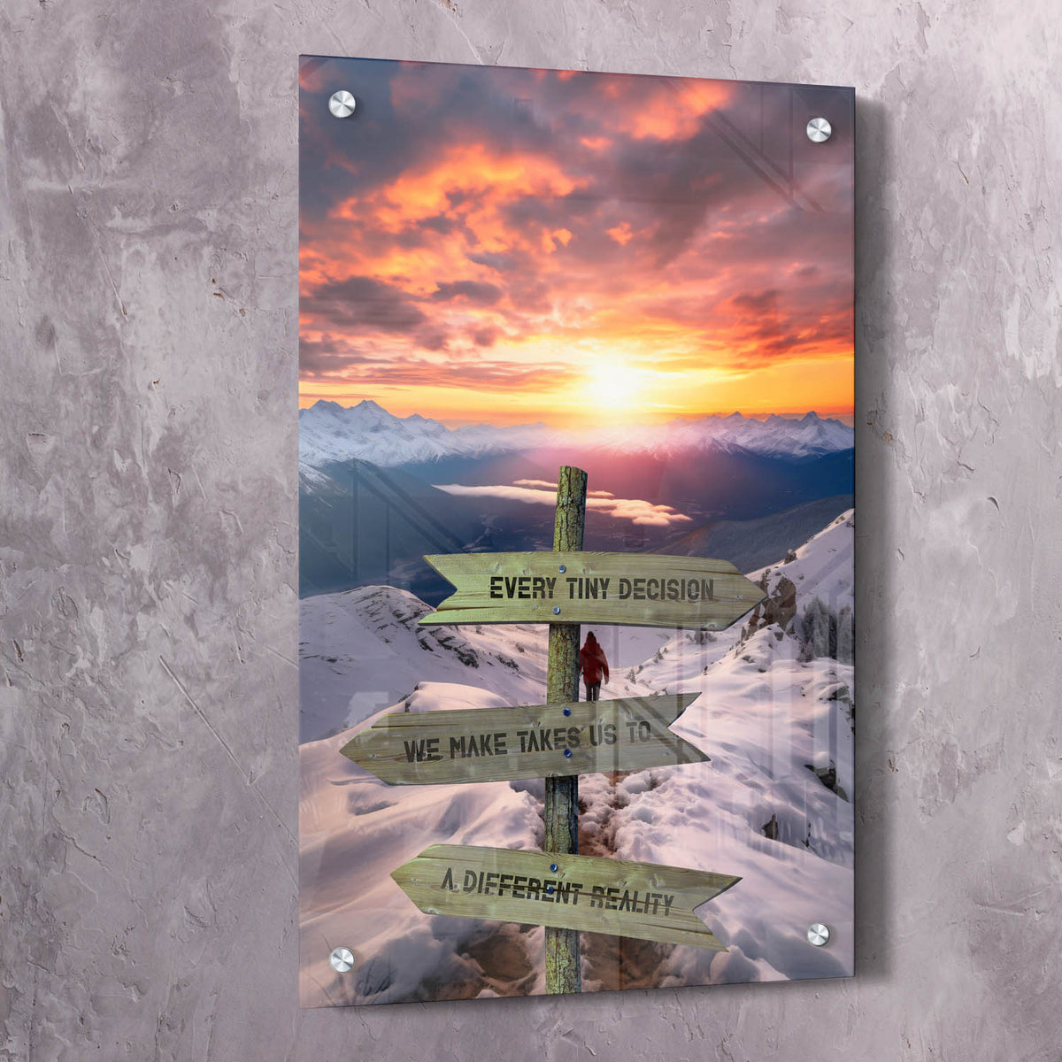 Every Tiny Decision "Crossroads of Destiny" Wall Art, alternate view by Impaktiv
