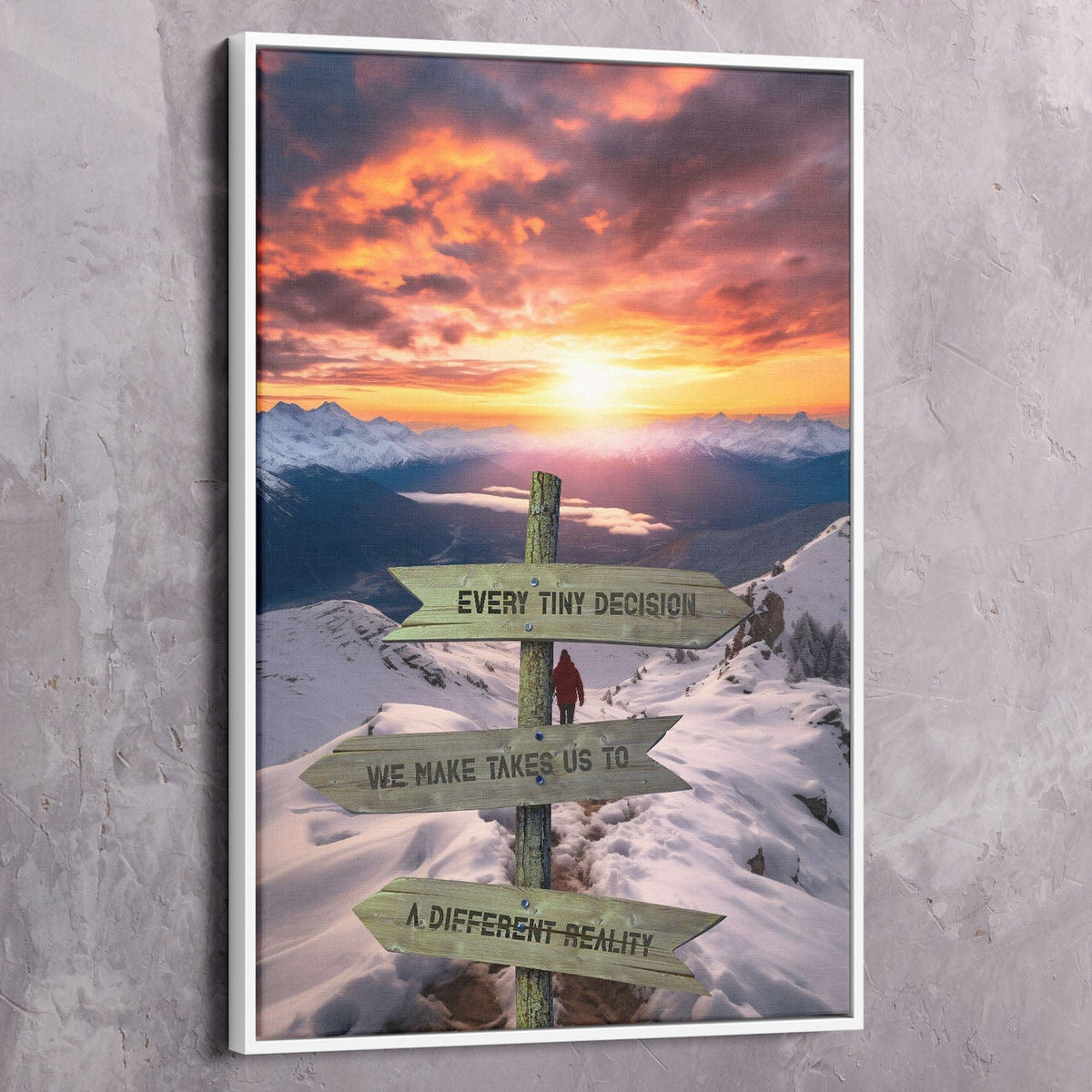 Every Tiny Decision "Crossroads of Destiny" Wall Art, alternate view by Impaktiv