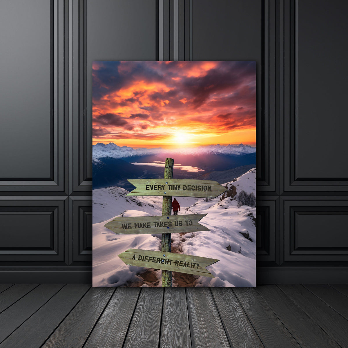 Every Tiny Decision "Crossroads of Destiny" Wall Art, alternate view by Impaktiv