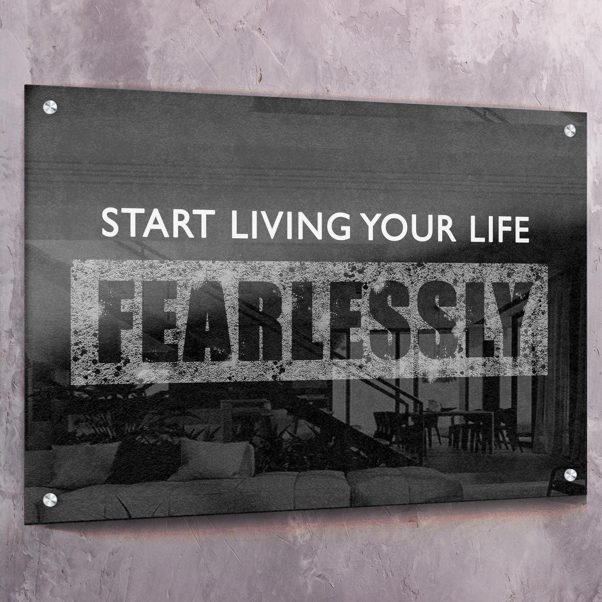 Fearlessly Motivational Wall Art, alternate view by Impaktiv