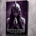 Female Warrior - Believe You Have Received It - Mark 11:24 Wall Art, Christian inspirational wall art by Impaktiv