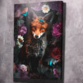 Fox in Flowers Wall Art, personal growth wall art by Impaktiv