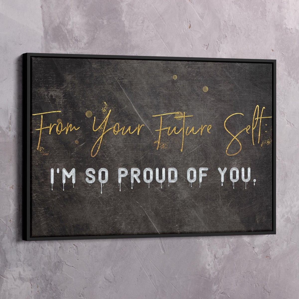 From Your Future Self Motivational Wall Art, alternate view by Impaktiv