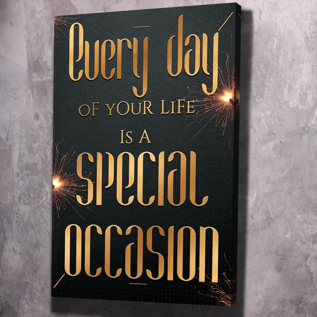 Golden - Life Special Occasion Gratitude Wall Art, gratitude wall art by Impaktiv