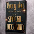 Golden - Life Special Occasion Gratitude Wall Art, gratitude wall art by Impaktiv
