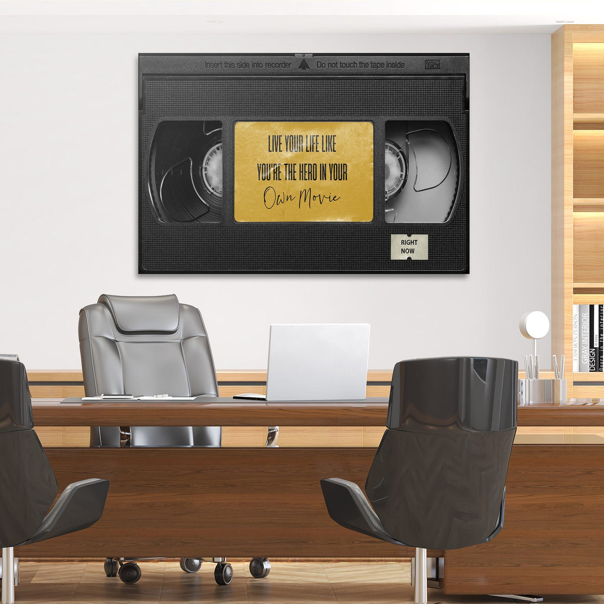 Hero In Own Movie Self Belief Wall Art, alternate view by Impaktiv