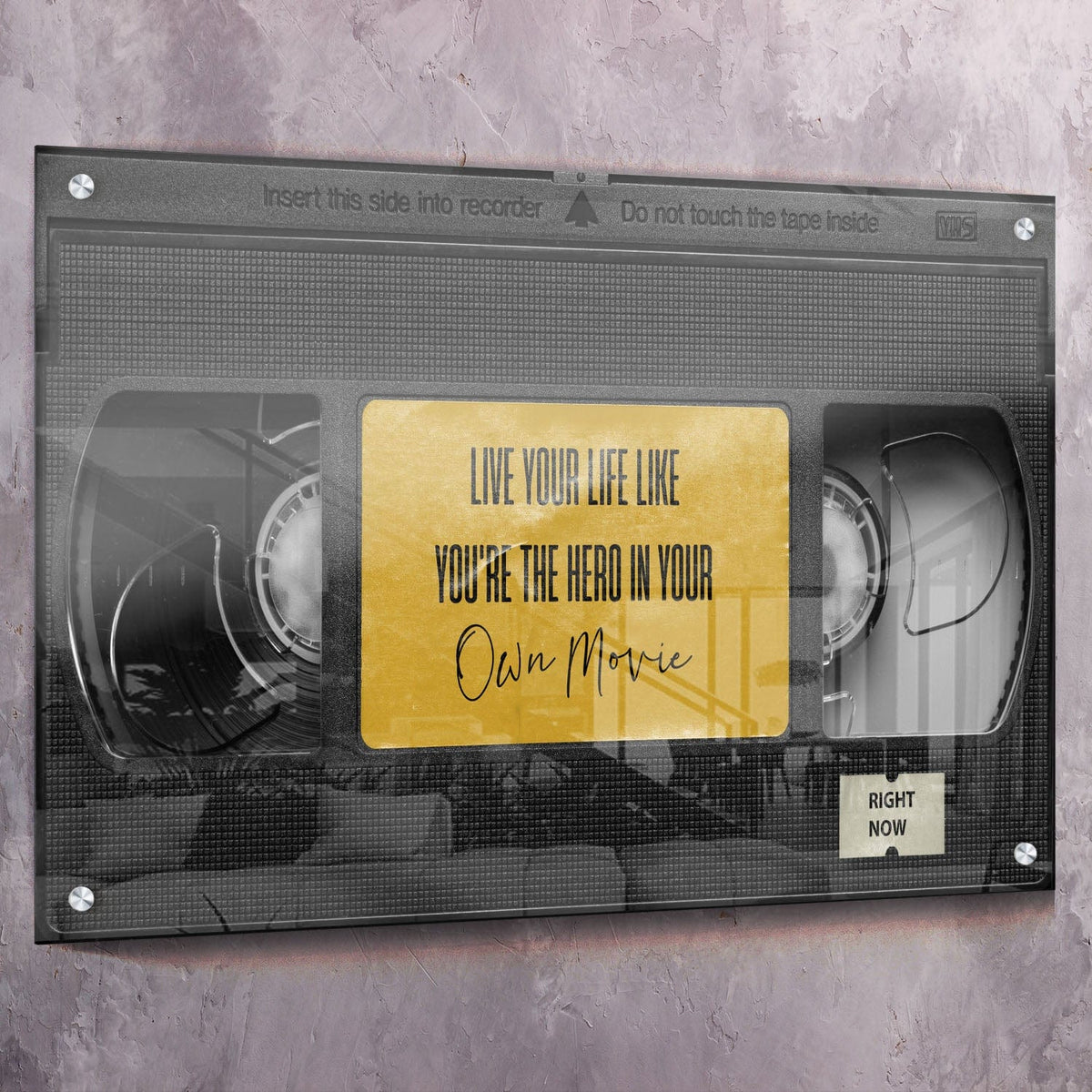Hero In Own Movie Self Belief Wall Art, alternate view by Impaktiv
