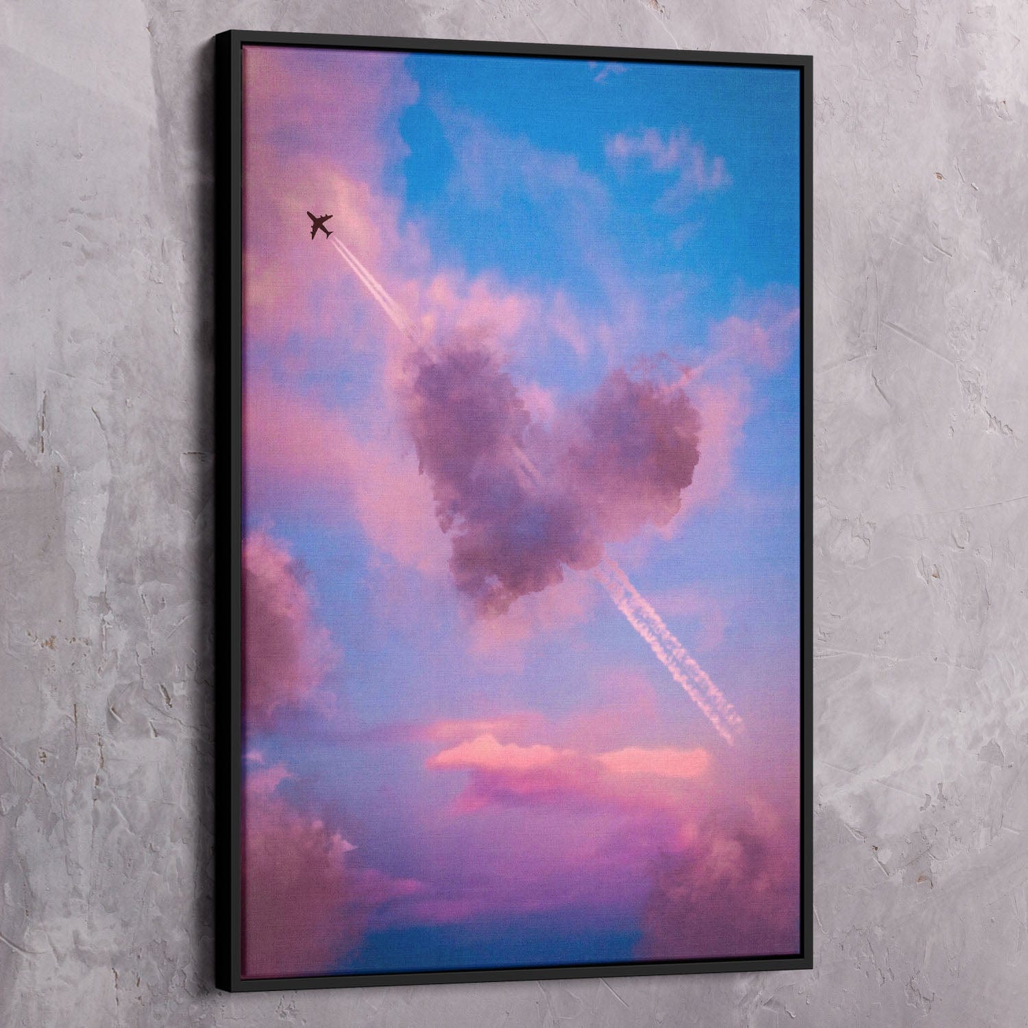 High On Love  Wall Art | Inspirational Wall Art Motivational Wall Art Quotes Office Art | Impaktiv Exclusive Canvas Art Portrait