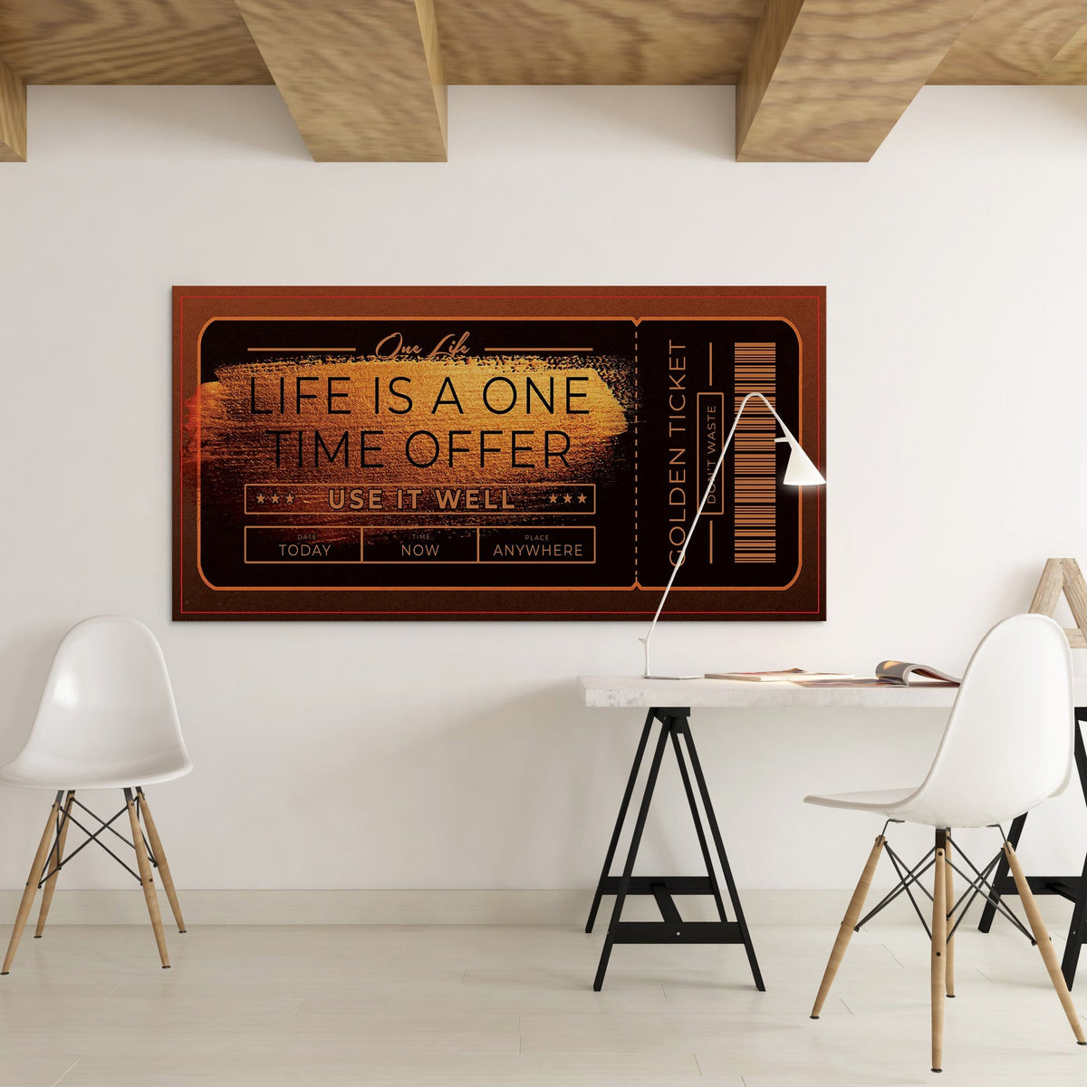 Life Offer Motivational Wall Art, alternate view by Impaktiv