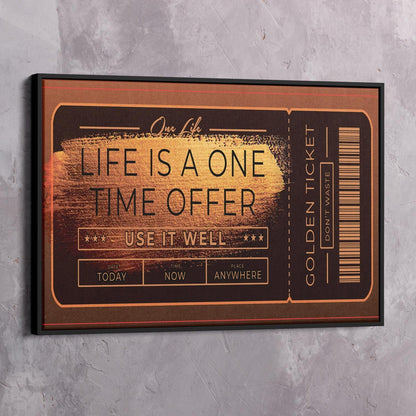 Life Offer Wall Art | Inspirational Wall Art Motivational Wall Art Quotes Office Art | Impaktiv Exclusive Canvas Art Landscape