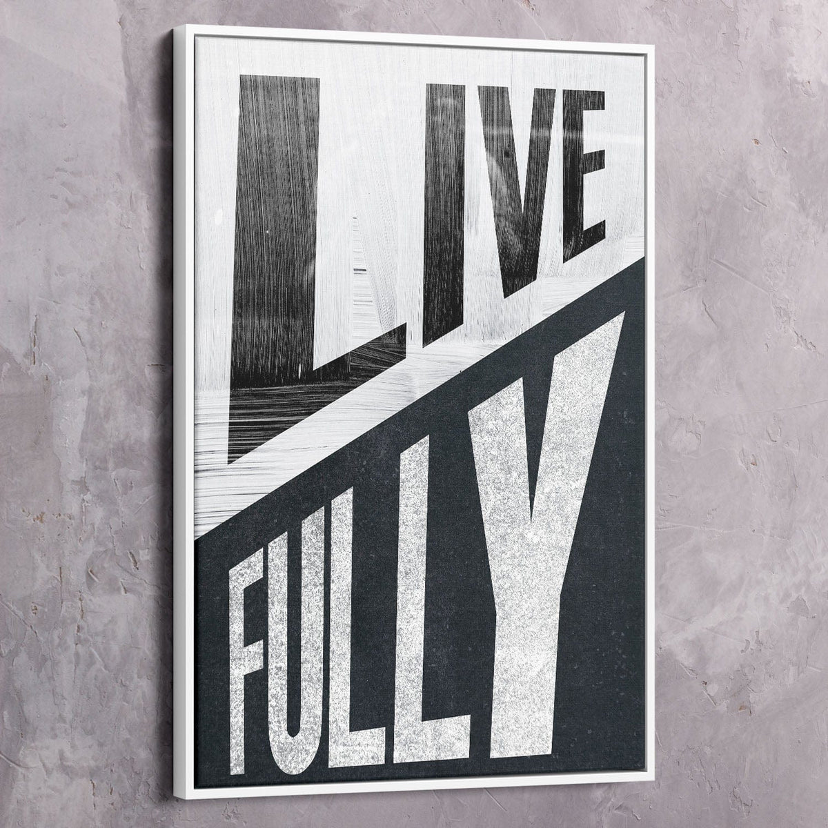 Live Fully Motivational Wall Art, alternate view by Impaktiv