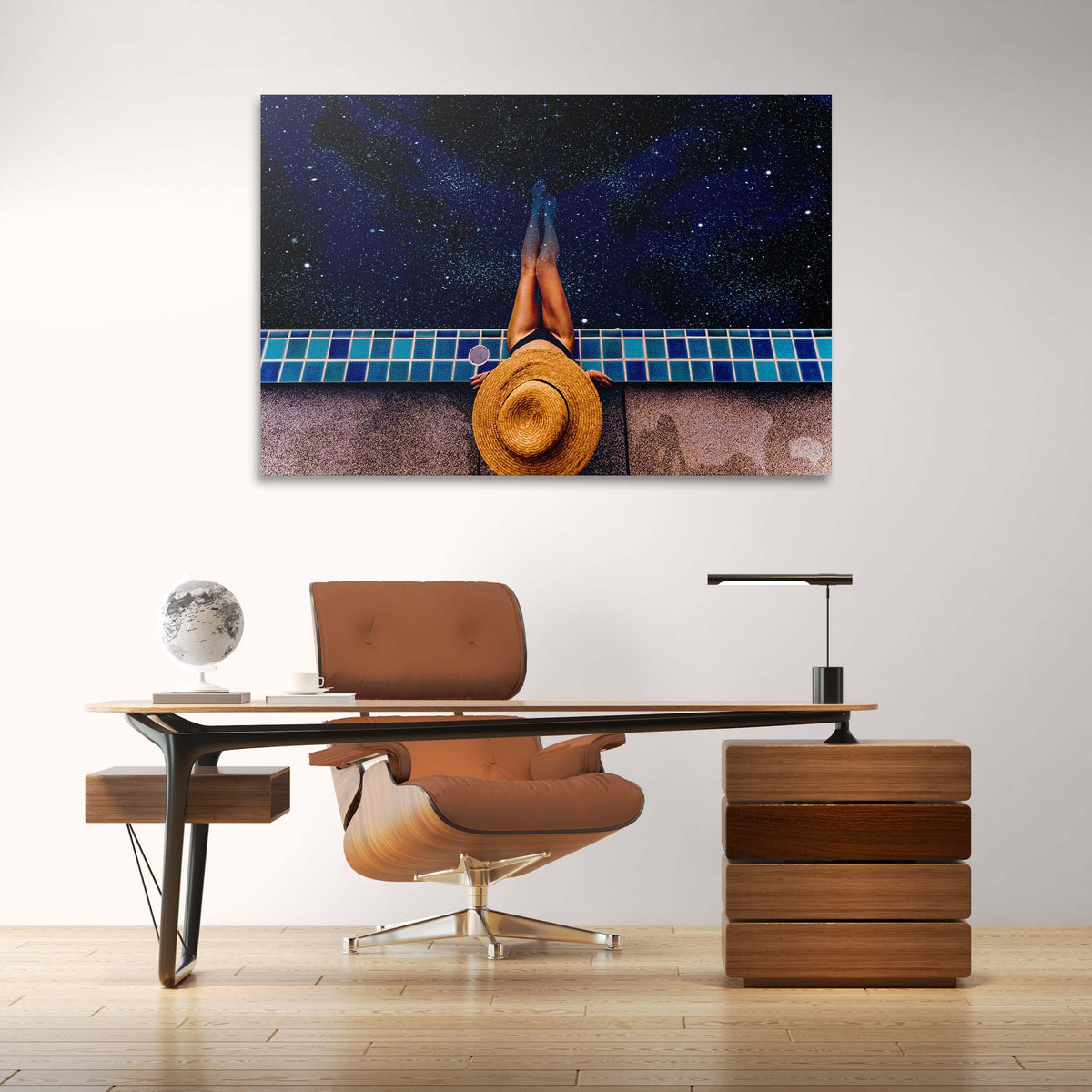 Meant To Be Star Pool Motivational Wall Art, alternate view by Impaktiv