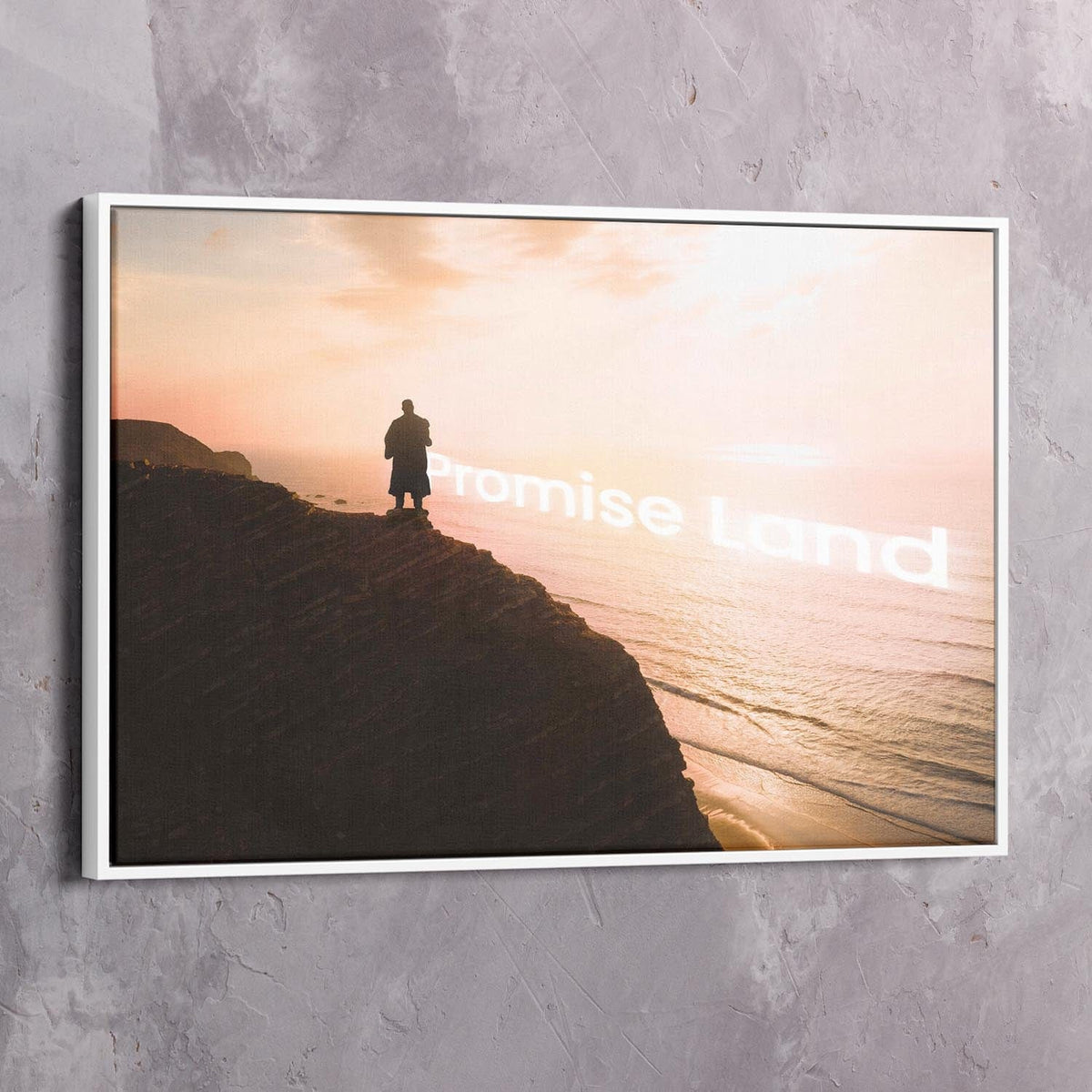 MLK Jr Promise Land Motivational Wall Art, alternate view by Impaktiv