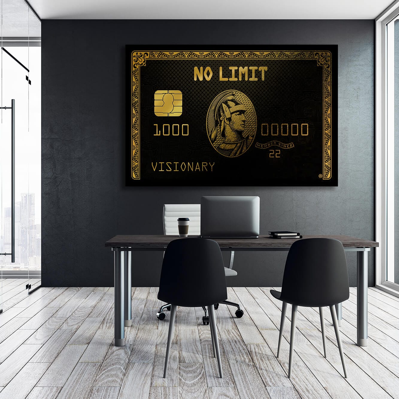 No Limit Visionary Wall Art | Inspirational Wall Art Motivational Wall Art Quotes Office Art | Impaktiv Exclusive Canvas Art Landscape