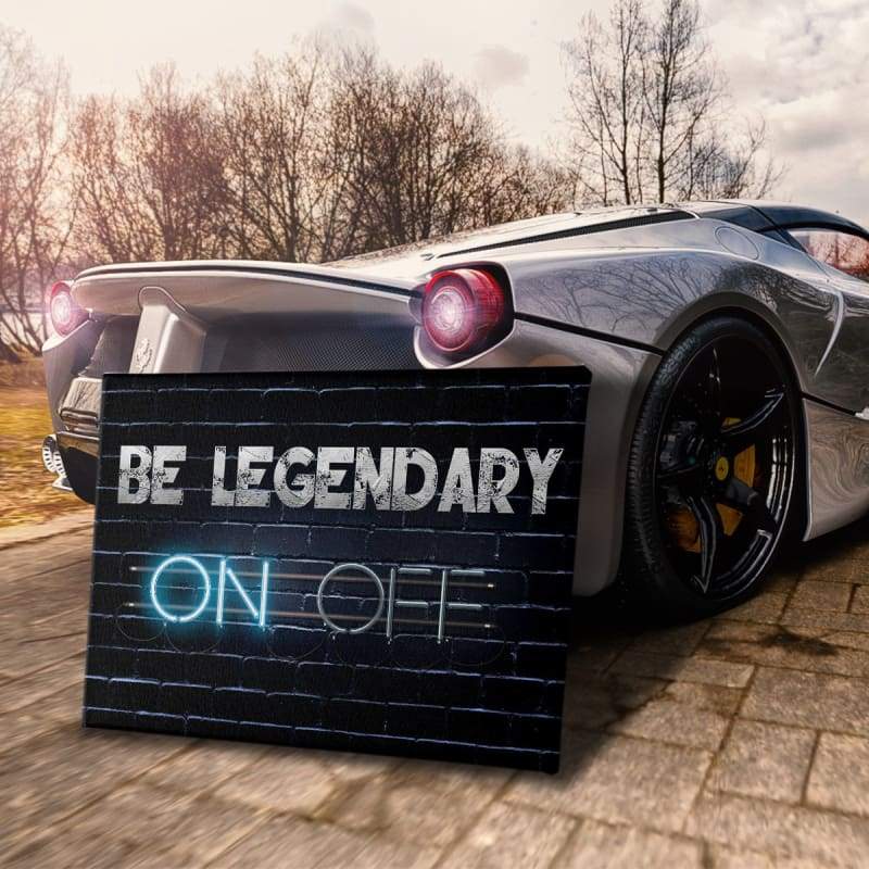 On Off Motivational Wall Art, alternate view by Impaktiv
