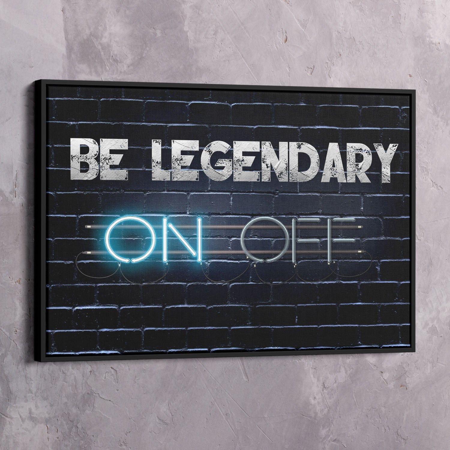 On Off Wall Art | Inspirational Wall Art Motivational Wall Art Quotes Office Art | Impaktiv Exclusive Canvas Art Landscape