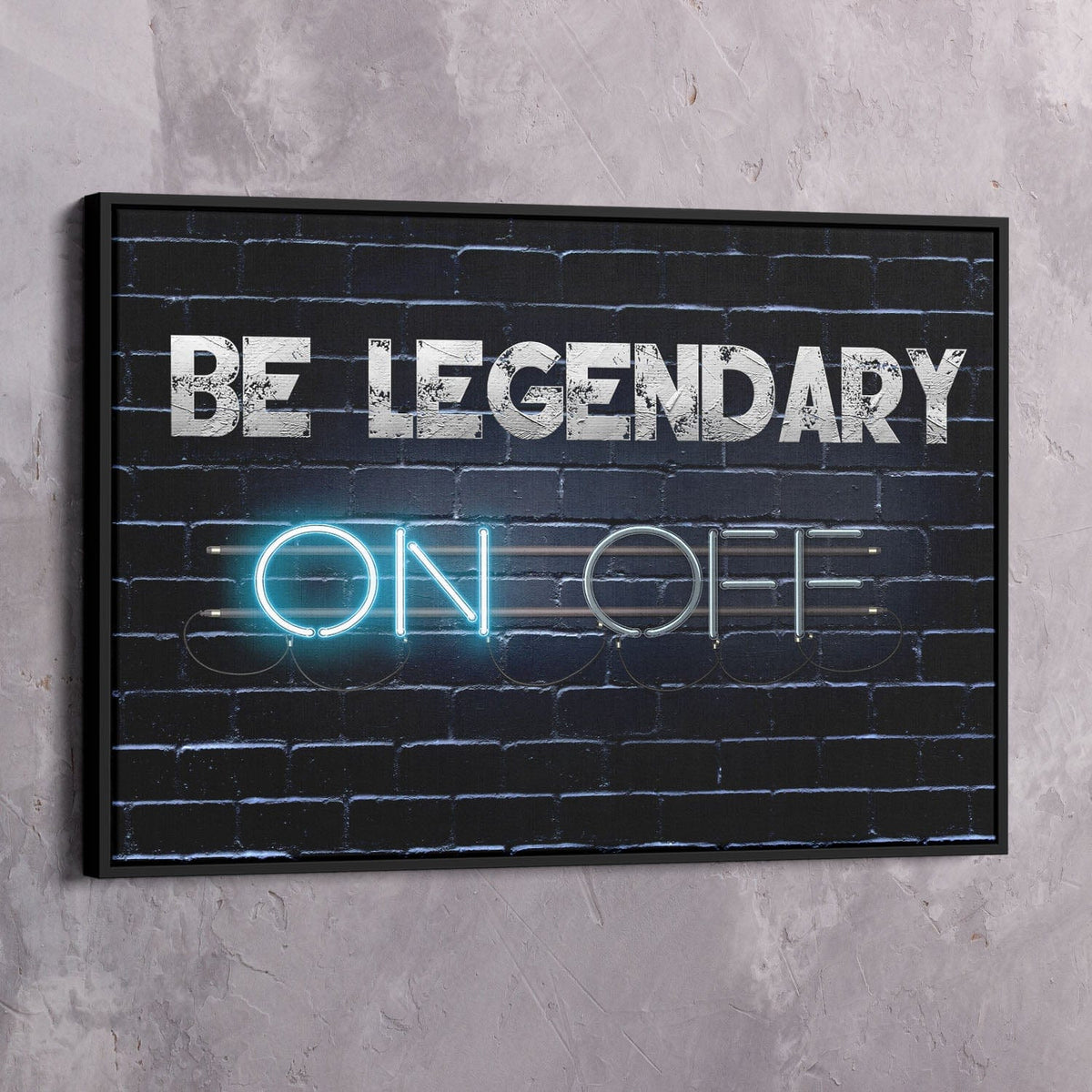 On Off Motivational Wall Art, alternate artwork view by Impaktiv