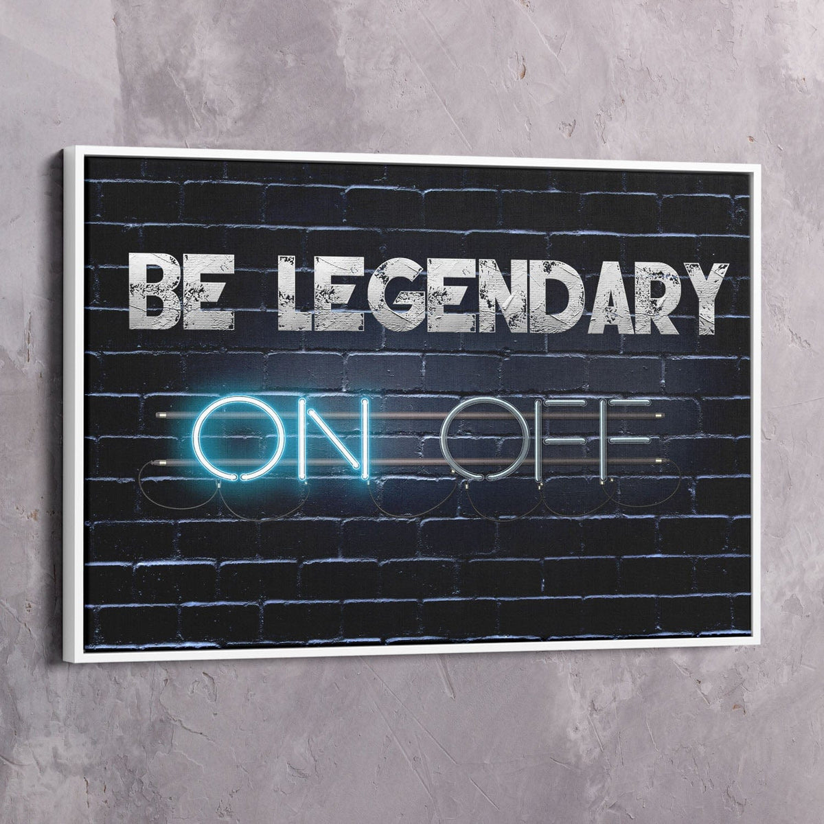 On Off Motivational Wall Art, alternate view by Impaktiv