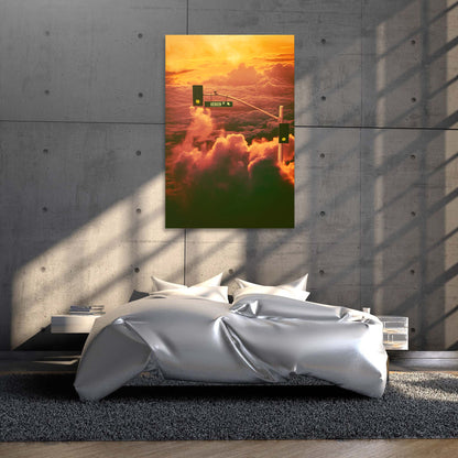 Pathway to Heaven Wall Art | Inspirational Wall Art Motivational Wall Art Quotes Office Art | Impaktiv Exclusive Canvas Art Portrait