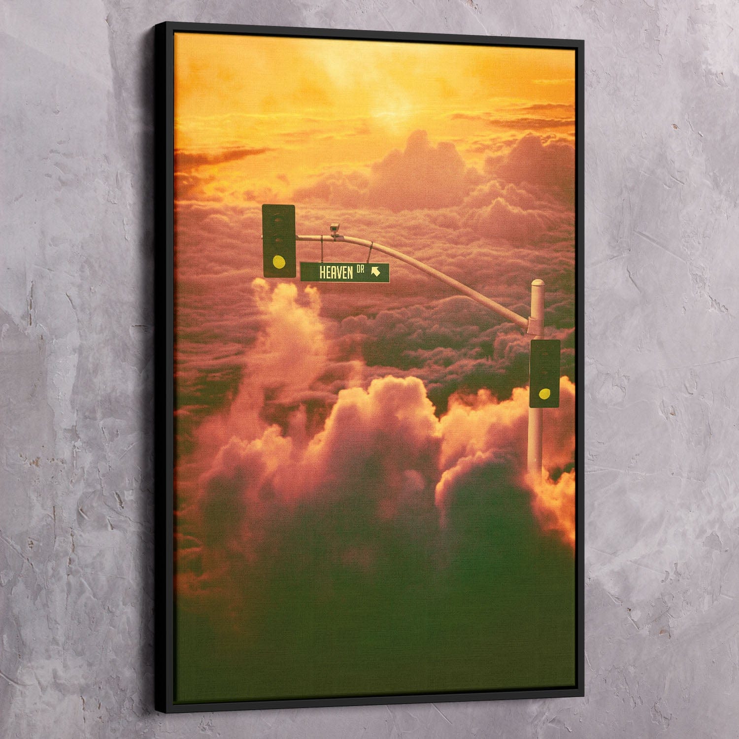 Pathway to Heaven Wall Art | Inspirational Wall Art Motivational Wall Art Quotes Office Art | Impaktiv Exclusive Canvas Art Portrait