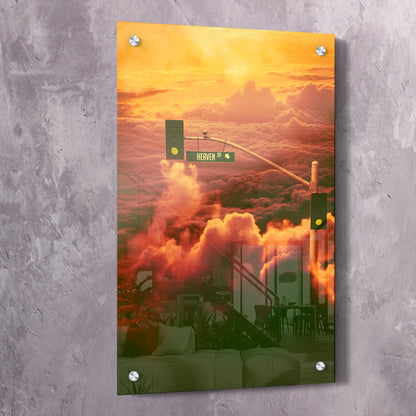 Pathway to Heaven Wall Art | Inspirational Wall Art Motivational Wall Art Quotes Office Art | Impaktiv Exclusive Canvas Art Portrait