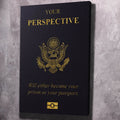 Perspective Passport Adventure Wall Art, adventure wall art by Impaktiv