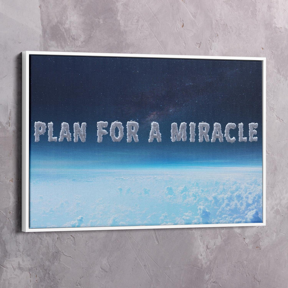 Plan For A Miracle Spiritual Wall Art, alternate artwork view by Impaktiv