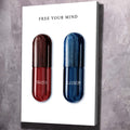 Red Pill or Blue Pill - Matrix Inspired Wall Art, freedom wall art by Impaktiv