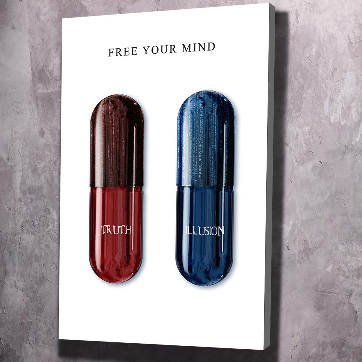 Red Pill or Blue Pill - Matrix Inspired Wall Art, freedom wall art by Impaktiv