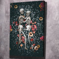 Skeleton Love Meaningful Wall Art, meaningful love wall art by Impaktiv