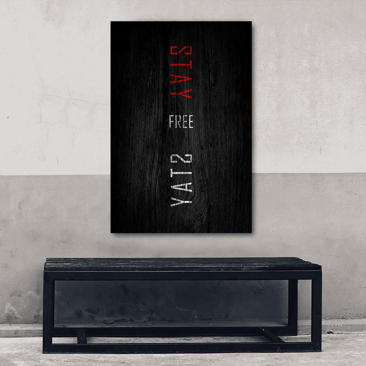 Stay Free Freedom Wall Art, alternate view by Impaktiv