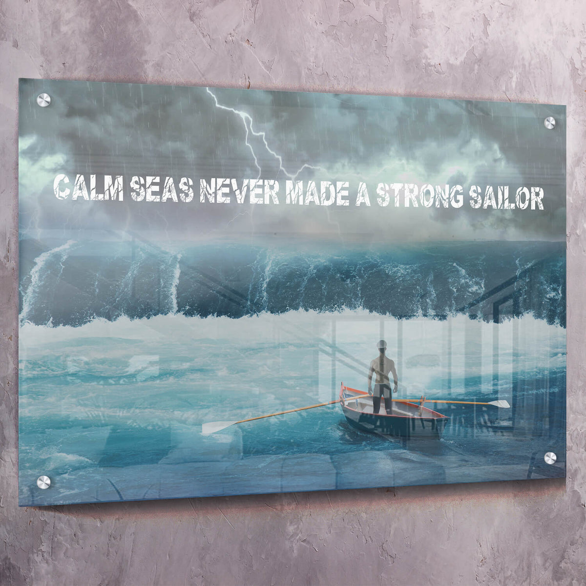 Strong Sailor Adventure Wall Art, alternate artwork view by Impaktiv